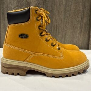 Lugz Empire Hi 6” Water Resistant Women’s Work Boots Size 6 - Tan/Golden Wheat